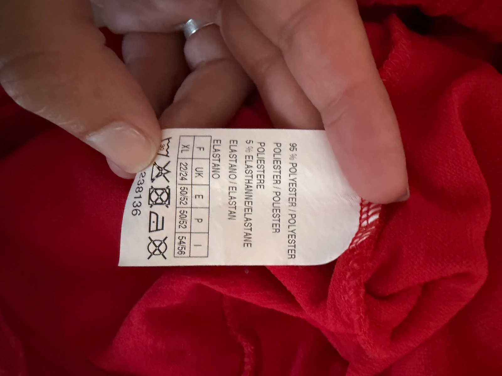 Top vermelho texturizado com efeito plissado Tex Woman GG – photo 4